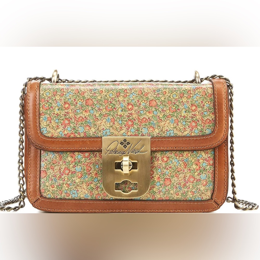 PATRICIA NASH ROANNE FLAP CHAIN CROSSBODY